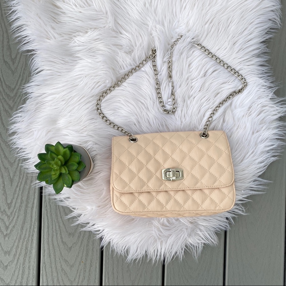 Express quilted crossbody bag